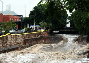 El Río Querétaro está al 95 por ciento de su capacidad