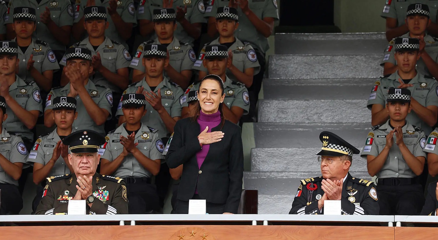 Sheinbaum reivindica papel de la Guardia Nacional