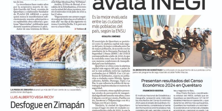 Portada 25 de julio de 2025