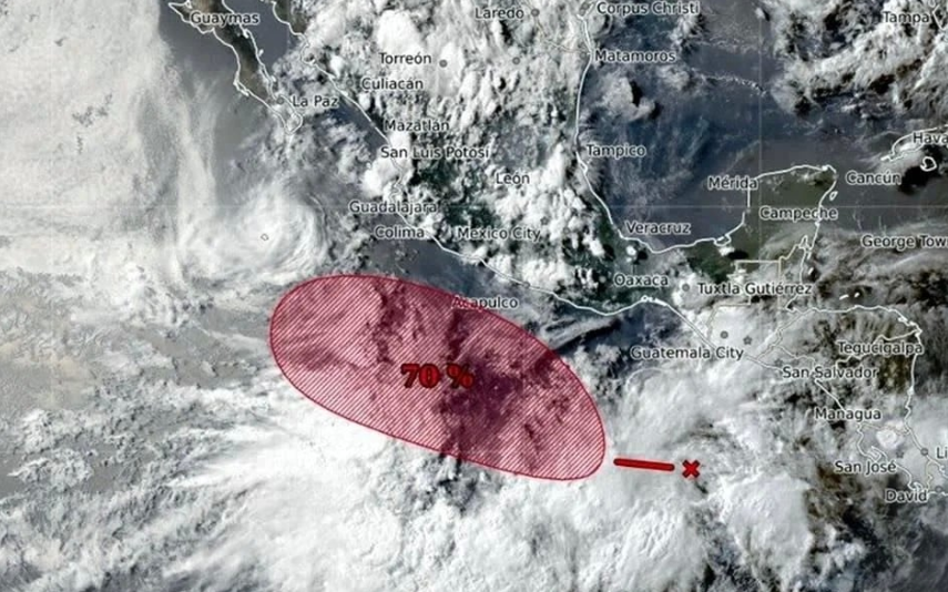 Amaga séptimo ciclón de este año en el Pacífico