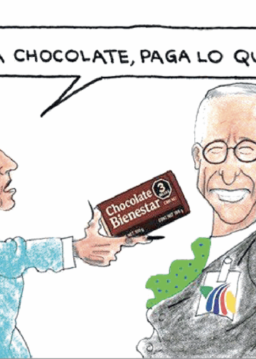 Toma chocolate, paga lo que debes