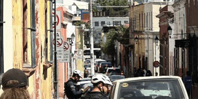 Policías municipales en acción