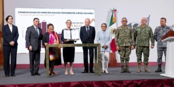 Baja promedio de homicidios dolosos en junio