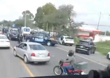 Balacera contra policías en Corregidora