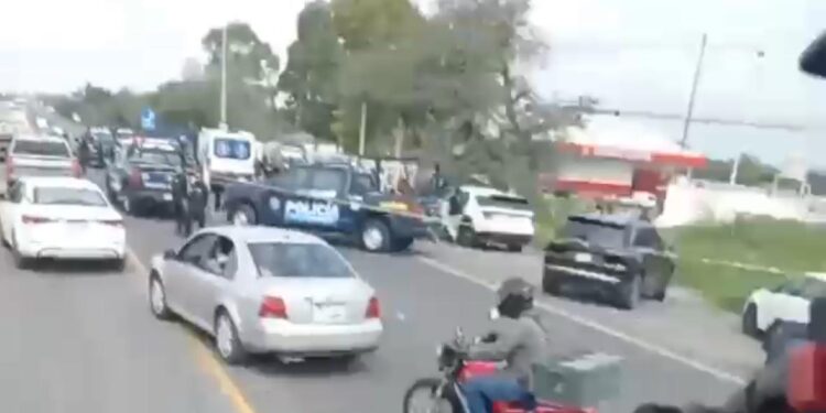 Balacera contra policías en Corregidora