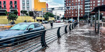 Fuertes lluvias en Querétaro