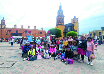 Arriban peregrinas serranas a San Juan, en ruta al Tepeyac