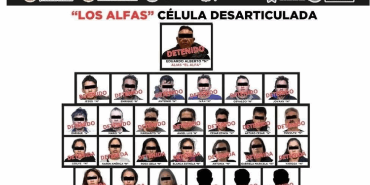 Desarticulan en Edomex a ‘Los Alfas’, célula del CJNG