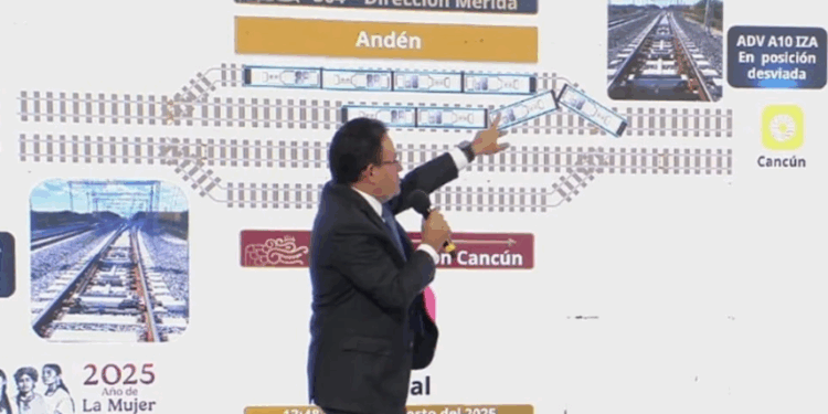 Cambio de vía tuvo anomalía, no debió pasar, dice Tren Maya 