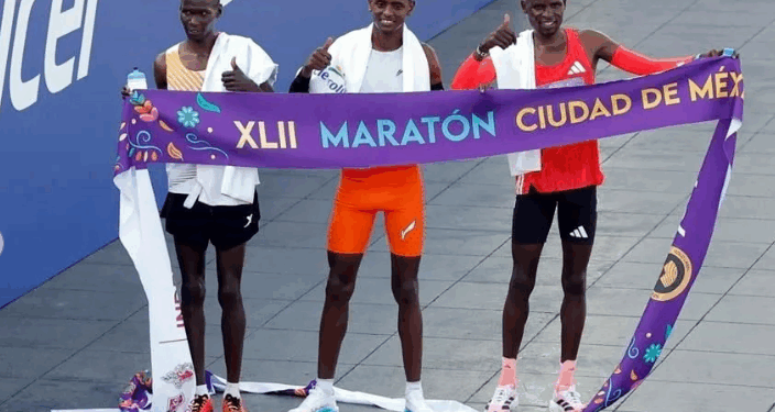 Dominan africanos otra vez el Maratón de la CDMX 