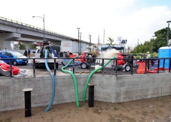 Contraloría de Querétaro audita cárcamo de Paseo 5 de Febrero tras fallas en inundaciones