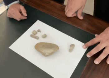 Denuncian robo de piedras de Pompeya