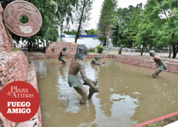 Juego de pelota en el agua