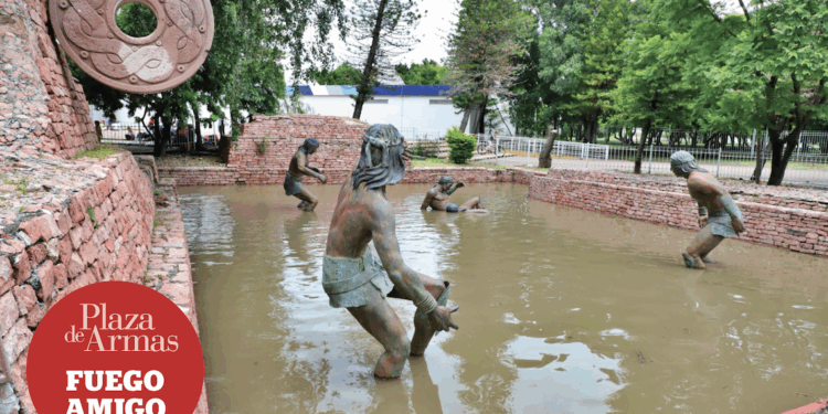 Juego de pelota en el agua