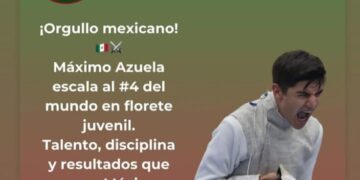 Máximo Azuela es cuarto mundial y no estará en los Panamericanos por grillas federativas