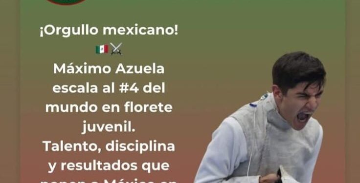 Máximo Azuela es cuarto mundial y no estará en los Panamericanos por grillas federativas