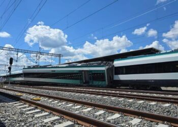 Se descarrila Tren Maya en Izamal, Yucatán 