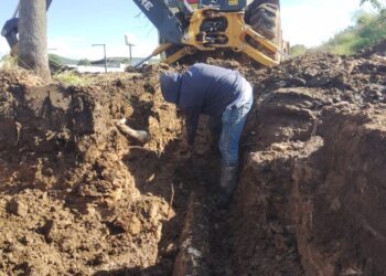 Obra del tren rompió línea de agua en SJR