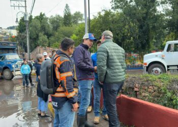 Supervisa Rodrigo Monsalvo afectaciones tras intensas lluvias en El Marqués