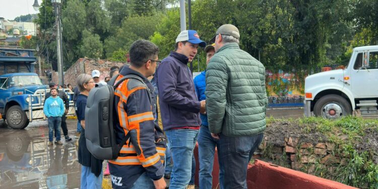 Supervisa Rodrigo Monsalvo afectaciones tras intensas lluvias en El Marqués