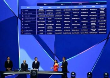 Arroja sorteo de la Champions espectaculares partidos