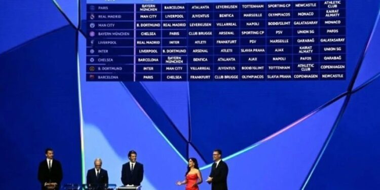 Arroja sorteo de la Champions espectaculares partidos