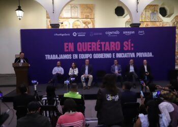 Anuncian sinergia entre Querétaro y Amazon para detectar fugas de agua por presión
