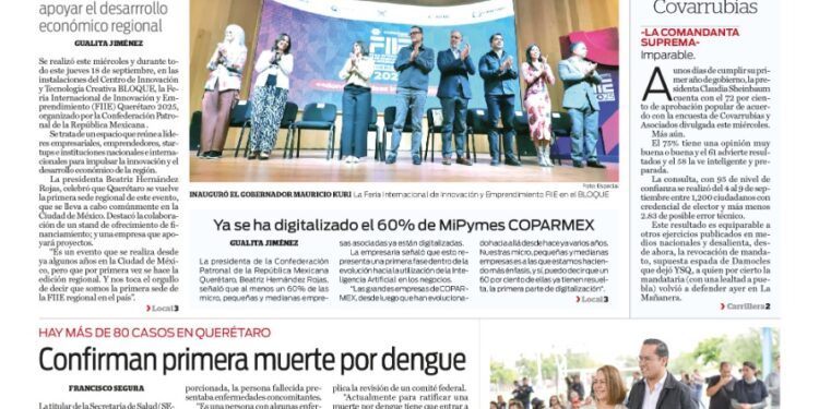 Portada 18 de septiembre de 2025