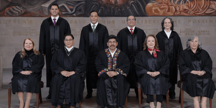 Revelan foto oficial de los nuevos ministros de la Suprema Corte