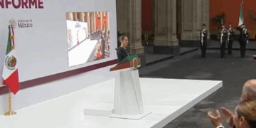 Rinde Sheinbaum Primer Informe de Gobierno