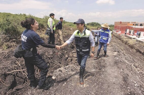 Supervisa infraestructura de zonas afectadas
