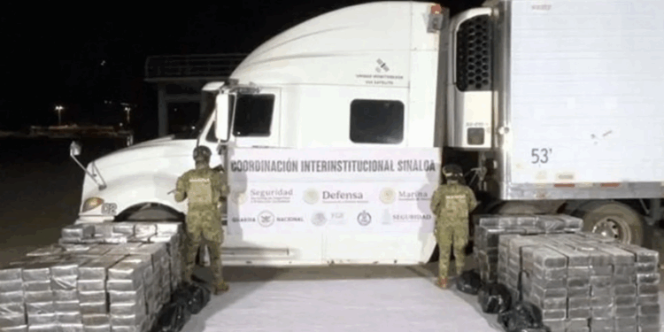 Decomisan 1.5 toneladas de metanfetamina en Mazatlán