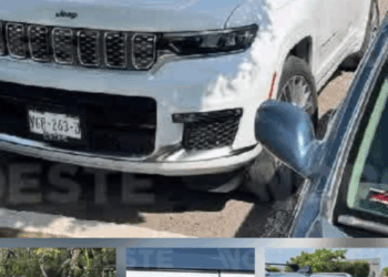 Reportan ataque contra vehículo del gobernador Rubén Rocha