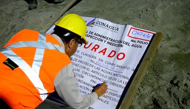 Conagua suspende a minera por construcción de presa sin permisos