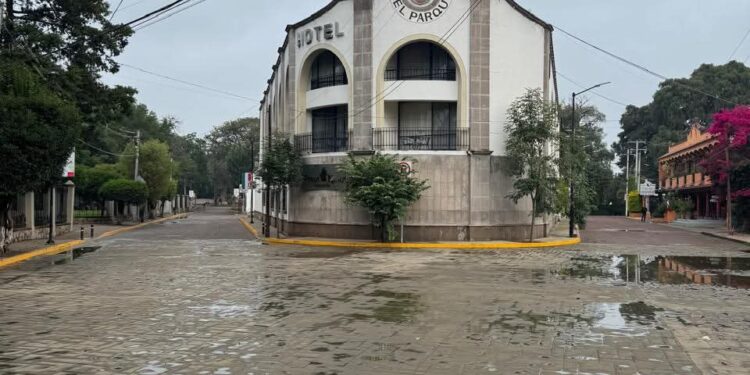Baja el nivel de agua en Tequisquiapan