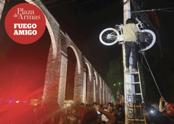 Protesta de ciclistas en Los Arcos