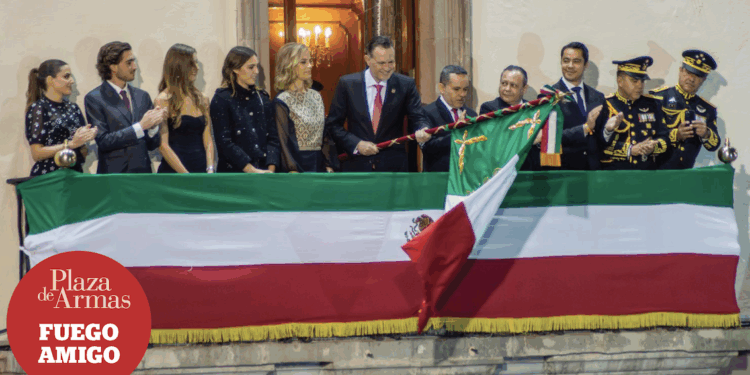 Mauricio Kuri  dio su cuarto grito de Independencia