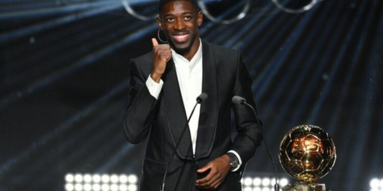 Dembéle se lleva el Balón de Oro; Aitana Bombatí gano su tercer galardón de oro