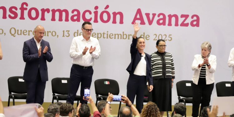 Presidenta de México y gobernador de Querétaro destacan coordinación institucional