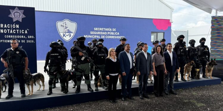 Corregidora inaugura Unidad Cinotáctica con inversión de más de 10 mdp