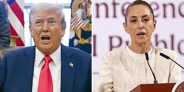 Sheinbaum es valiente, pero gobiernan los cárteles: Trump