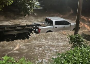 Reporte de fuertes lluvias en Pinal de Amoles