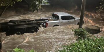Reporte de fuertes lluvias en Pinal de Amoles