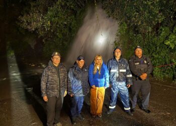 Evacúan a 23 familias por lluvias en la Sierra Gorda