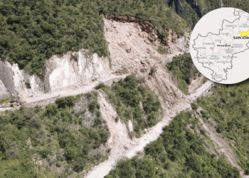 Aisladas tras derrumbe diez comunidades: EGT