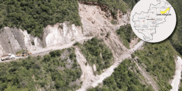 Aisladas tras derrumbe diez comunidades: EGT