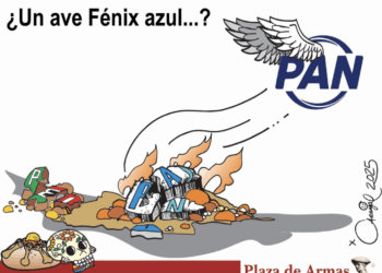 ¿Una ave Fénix azul?