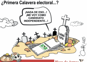 ¿Primera calavera electoral?