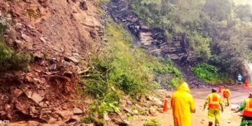 FUERTES LLUVIAS PEGAN EN LA SIERRA