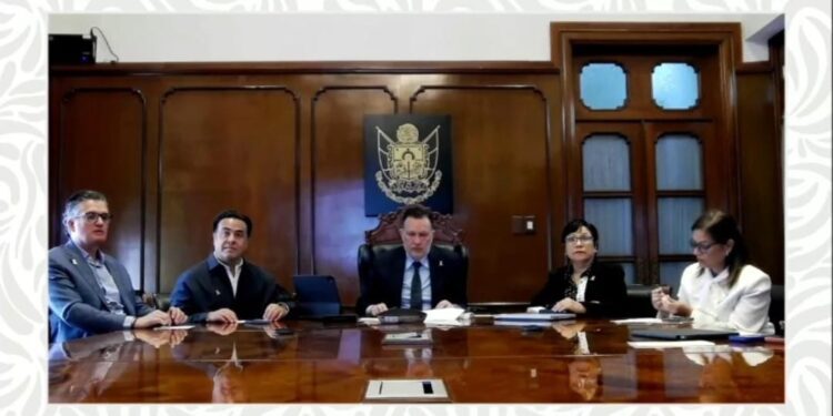 Mauricio Kuri hace recuento de daños a Claudia Sheinbaum tras lluvias en la Sierra Gorda